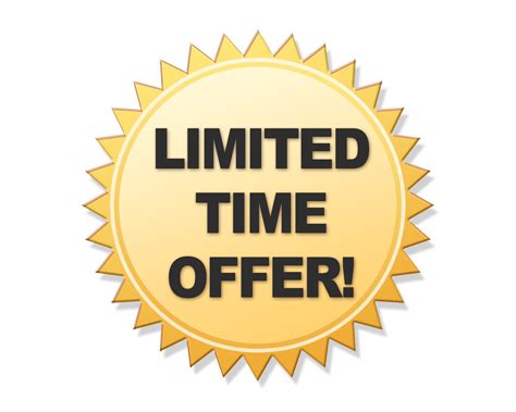 Limited Offer Transparent Png All Png All