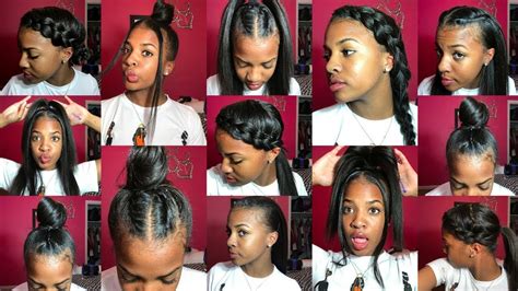 13 Styles For Straightened Natural Hair 1k Giveaway
