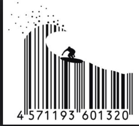 Wave Steep Barcode Art Barcode Design Logo Design Logo Dart Art