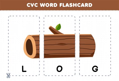 Education Game For Children Learning Consonant Vowel Consonant Word