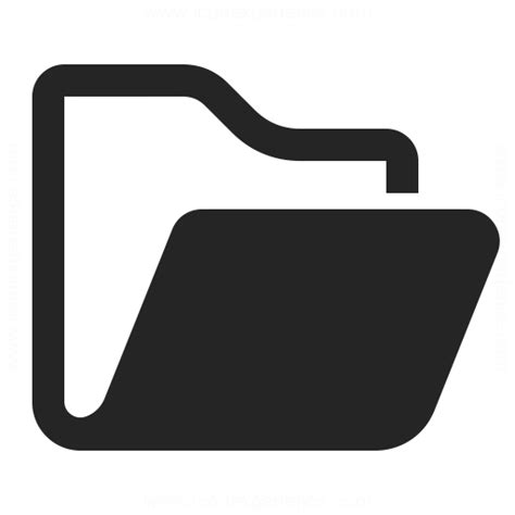 Folder Open Icon And Iconexperience Professional Icons O Collection