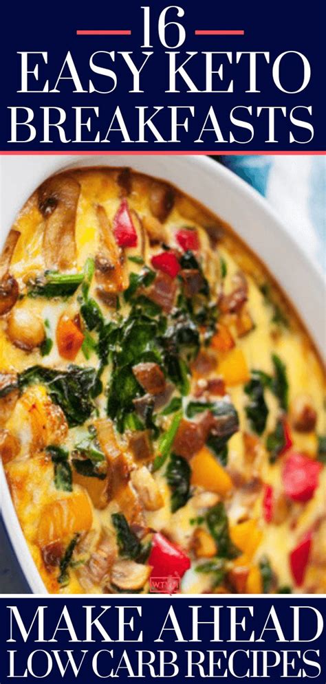 Easy Keto Breakfast Recipes 20 Make Ahead Low Carb Keto Casseroles