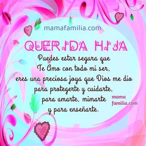 Palabras A Mi Hija De Su Mama Palabras Para Un Hijo Poemas Para Un