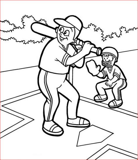 Baseball coloring pages color easy for drawing. Coloring Pages: Baseball Coloring Pages Free and Printable