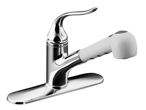 Get free shipping on qualified kitchen faucets or buy online pick up in store today in the kitchen department. KOHLER Coralais Single-Control Pullout Spray Kitchen Sink ...
