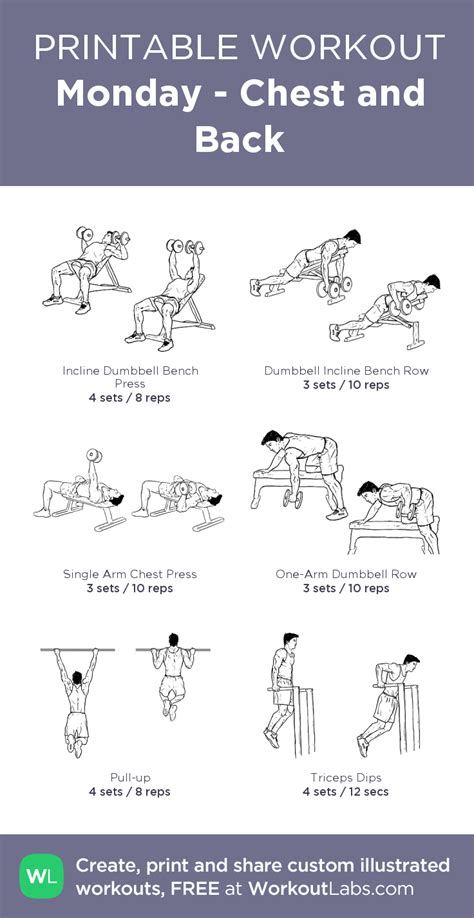 Monday Chest And Back Chest And Back Workout Back Workout Men