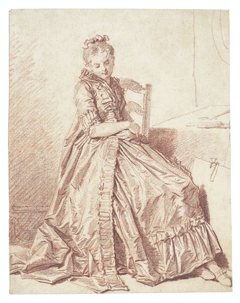 Jean HonorÉ Fragonard Grasse 1732 1806 Paris A Young Woman Dozing