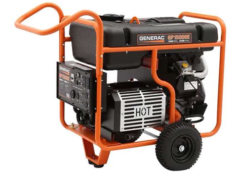 Generac 5734 Gp15000e 1500022500w Portable Generator Spec Review And Deals