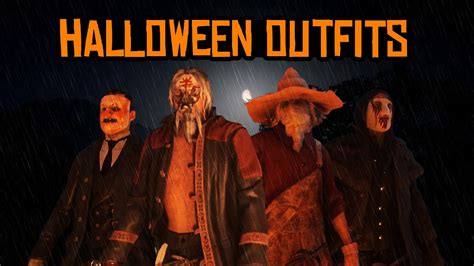 Red Dead Redemption 2 Online Halloween Outfits Tutorial Youtube