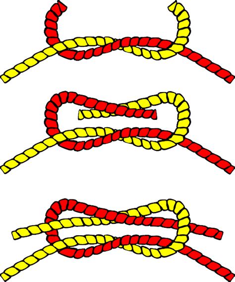 How To Tie A Square Knot Step By Step Instructions Variants And Uses