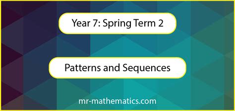 Patterns And Sequences Mr