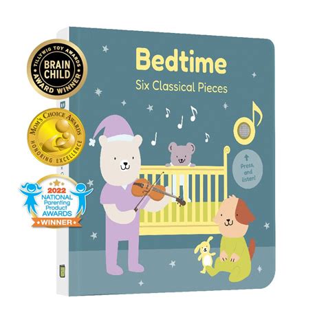 Bedtime With Mozart Musical Book For Toddlers Calis Books