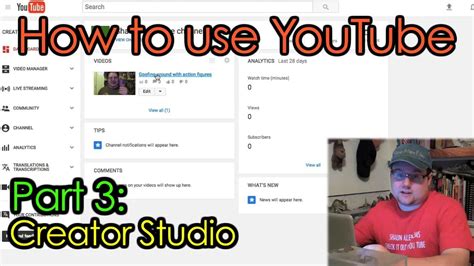How To Use Youtube Part 3 Creator Studio Youtube