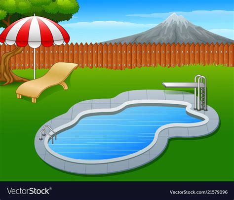 Illustration Of Swimming Pool Summer Download A Free Preview Or High Quality Adobe Illustrator