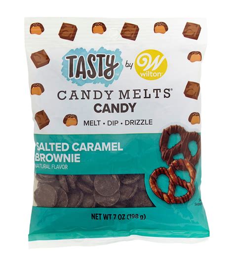 Wilton Candy Melts Salted Caramel Brownie 12oz Joann