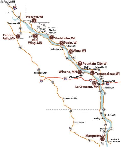 Great River Wine Trail Map Wisconsin Wineries Breweries Anddistiller