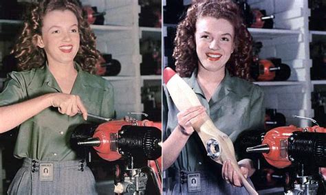 Marilyn Monroe Photos Show Young Norma Jean Working At Wwii Factory