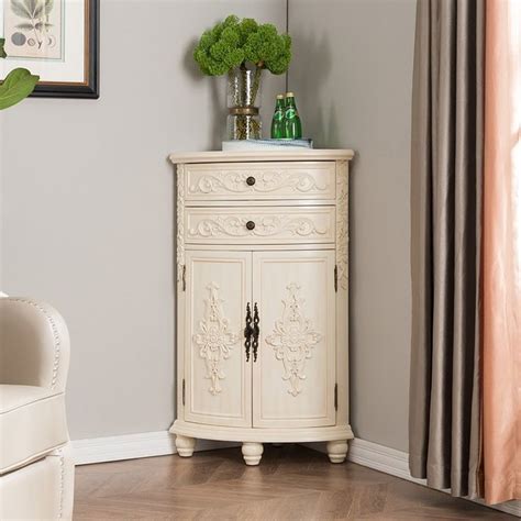 Sears has a wide variety of tv stands to accentuate your living room decor. Adame Antique Corner Cabinet Triangle Storage Cabinet ...
