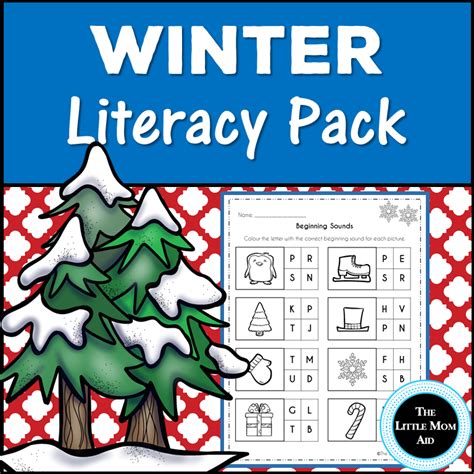 Winter Literacy Activities Pack For Preschool And Kindergarten This