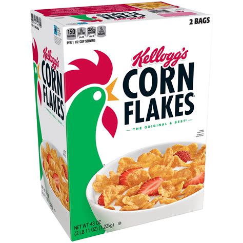 Kelloggs Corn Flakes Cereal 43 Oz