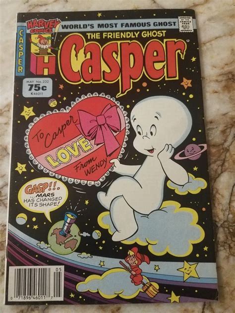 Casper The Friendly Ghost 232 Vf Wendy 1 App 1987 Harvey Comics
