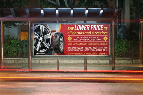 tire shop advertising bundle  owpictures graphicriver