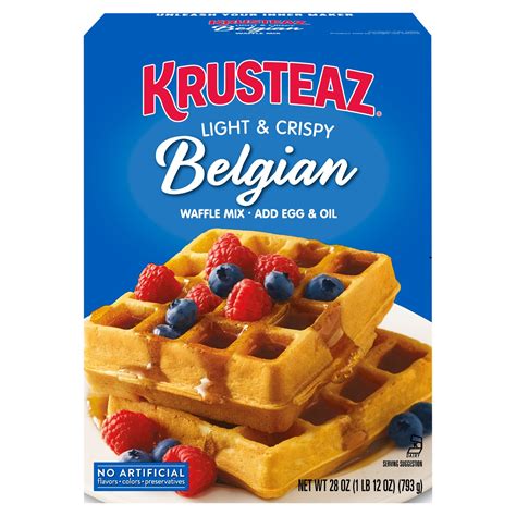 Comparing Krusteaz Belgian Waffle Mix And Pancake Mix Which Is Best