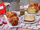 Zopf o trenza suiza de pan de leche. Receta de cocina elaborada y deliciosa
