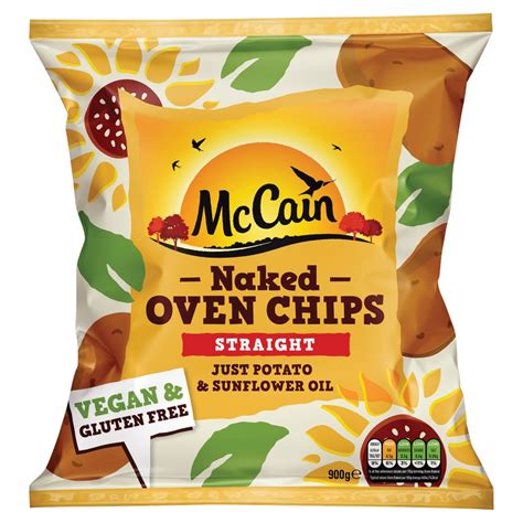 Mccain Naked Oven Chips Straight G Bb Foodservice