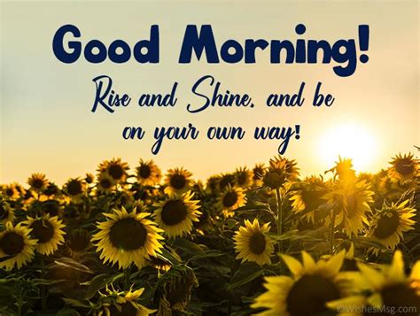 Inspirational Good Morning Messages And Quotes Wishesmsg