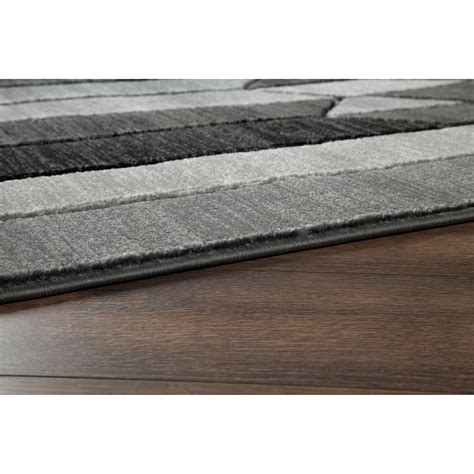 Signature Design By Ashley Contemporary Area Rugs R403461 Chayse Gray