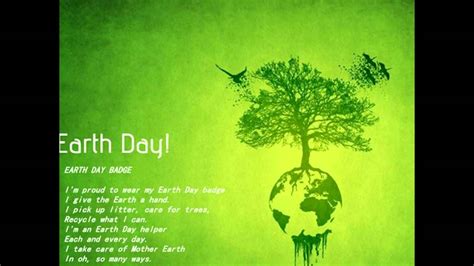 Earth Day Poems Youtube