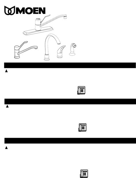 Moen Handle Mechanism Kit For 74007600 Series Kitchen Faucets