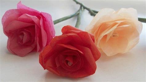 ⊛ CÓmo Hacer Rosas De Papel Rosa En Papel Y Servilletas