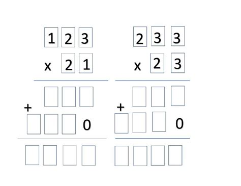 Multiplicación Por Dos Cifras Sencillas Ficha Interactiva