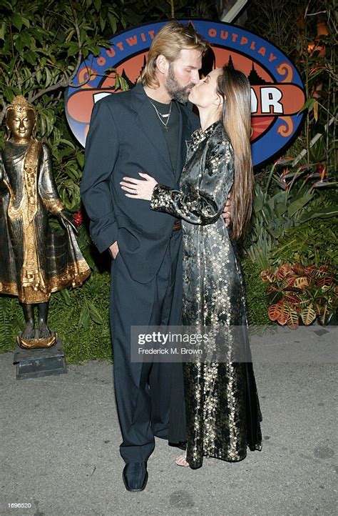 Survivor Winner Brian Heidik Kisses His Wife Cc Heidik At The News Photo Getty Images