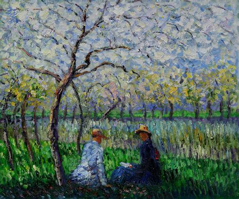 Spring Painting By Claude Monet 506