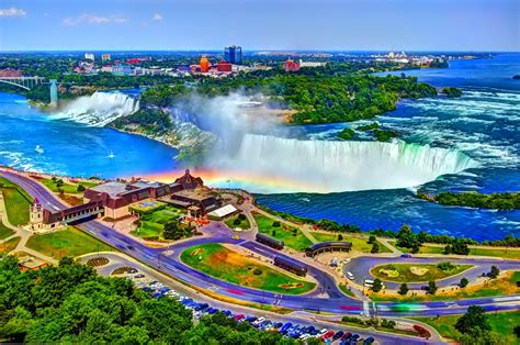 Wonderful Niagara Waterfall Landscape North America Hd Wallpaper