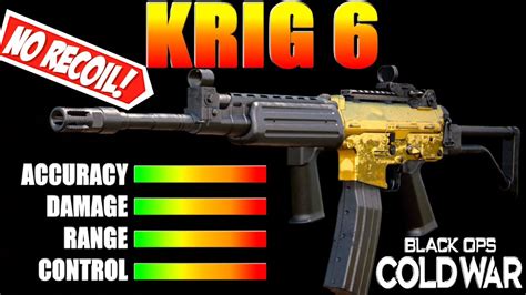 No Recoil Krig 6 Best Class Setup In Black Ops Cold War Best Krig 6