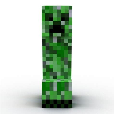 Creeper Minecraft Modèle 3d 19 Obj Ma Max Fbx C4d 3ds Free3d