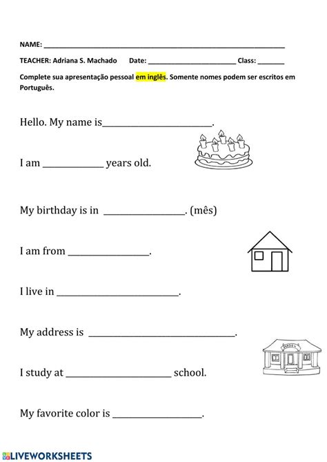 Work is important in korean culture and it's likely to come up when you introduce yourself in korean. Self Introduction interactive worksheet