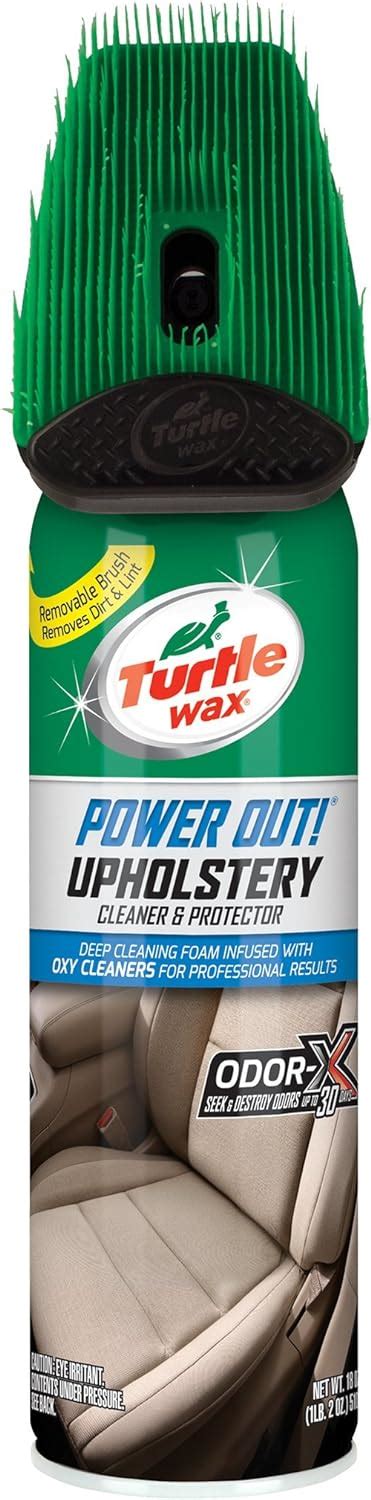 Turtle Wax T 246r1 Power Out Upholstery Cleaner Odor Eliminator 18