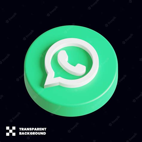 Premium Psd Whatsapp Social Media Icon 3d