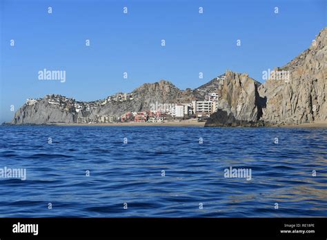 Cabo San Lucas Mexico View From Pacific Ocean Stock Photo Alamy