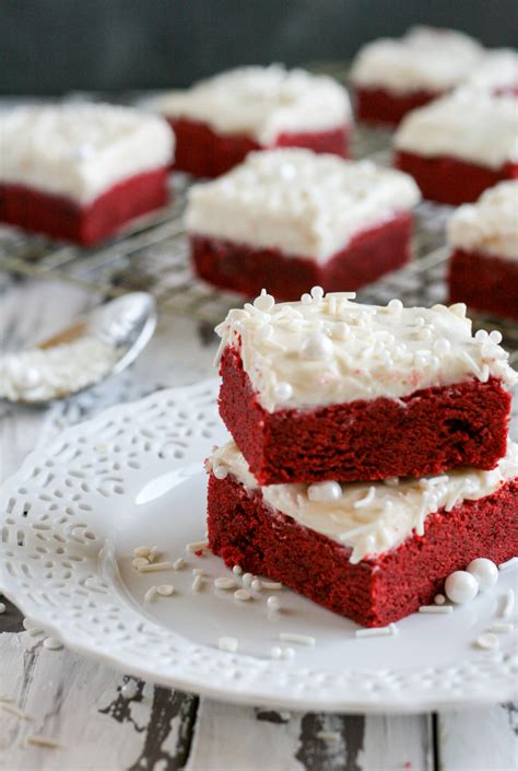 Make this cream cheese frosting to go with a delicious red velvet cake. Red Velvet Cake Bars with Cream Cheese Frosting