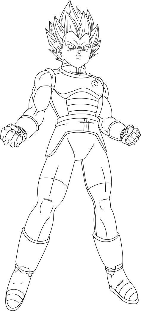 Majin Vegeta Coloring Pages Coloring Home