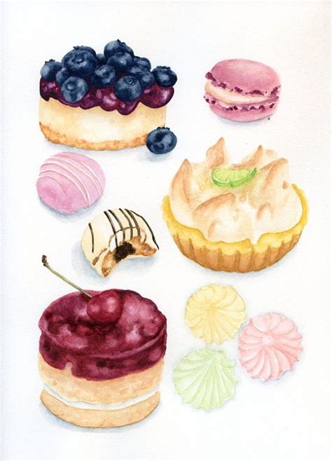 Desserts Dessert Illustration Food Illustrations Desserts Drawing