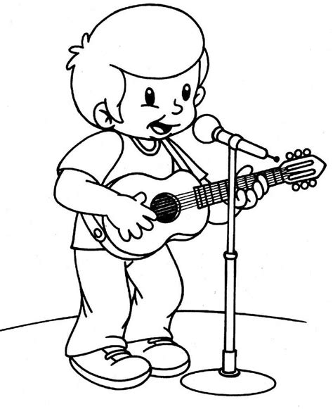 Cantante Oficios Profesiones Para Niños Dibujos De Profesiones Ve