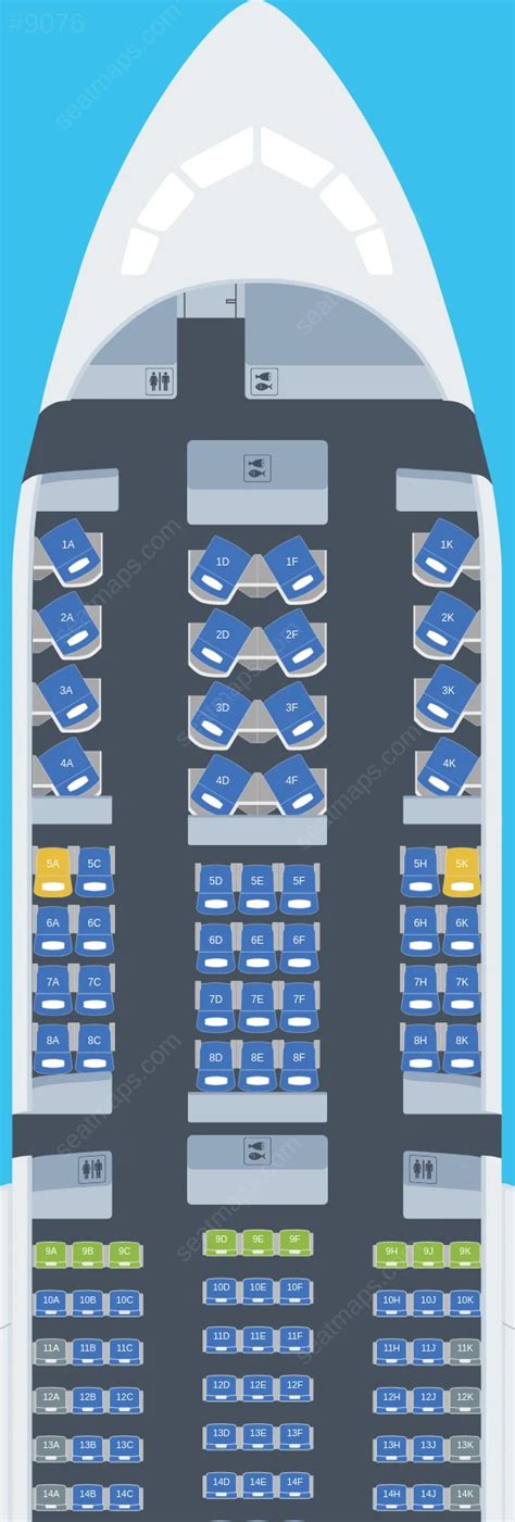 Seat Map Of Boeing 787 Westjet Updated 2024