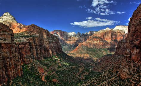 Zion National Park Stock Photo Image Of Overlook Geography 65333200